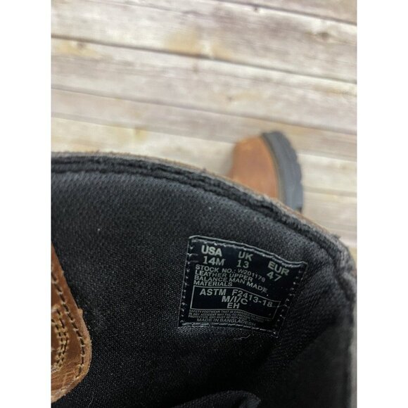 Wolverine NEW Men's 14 M Hellcat 10” CM Wellington Boot Tobacco Waterproof Work - Picture 11 of 11